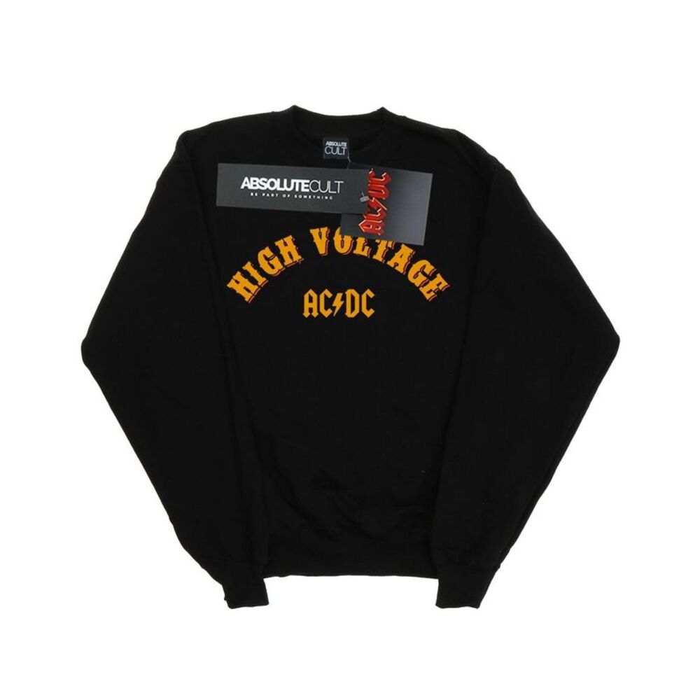 AC/DC Mens High Voltage Collegiate Sweatshirt / Black